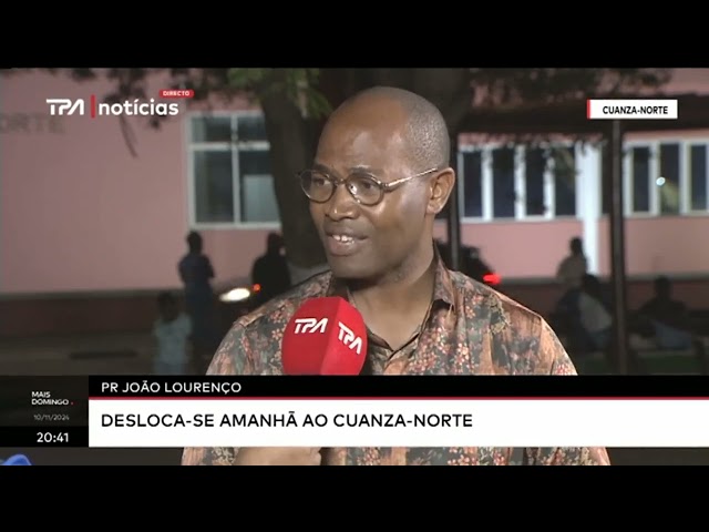 ⁣PR João Lourenço - Desloca-se amanhã ao Cuanza-Norte