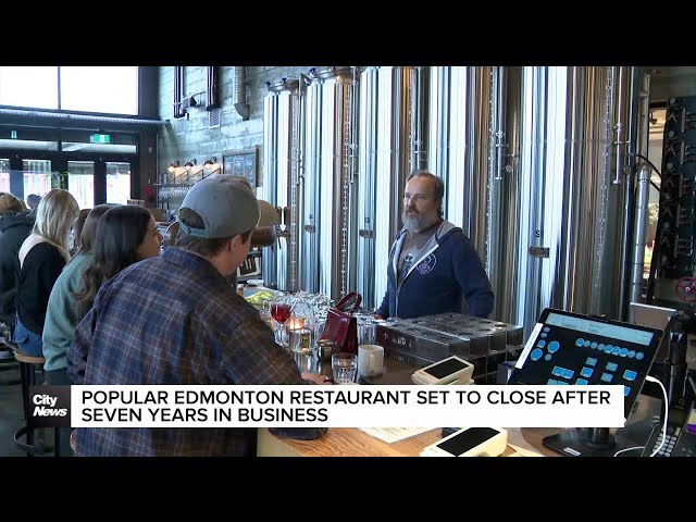 ⁣Popular Edmonton restaurant and brewery set to close after seven years