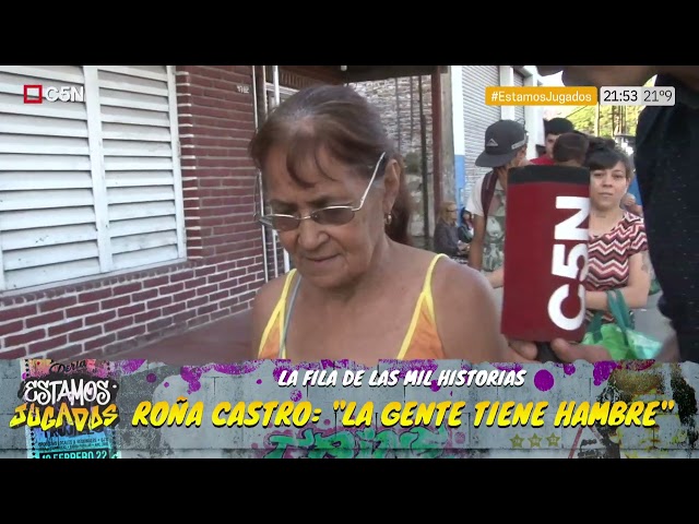 ⁣La pelea social del ROÑA CASTRO con sus 14 COMEDORES: "La gente tiene HAMBRE"