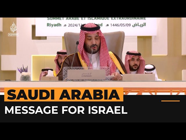 ⁣Saudi Crown Prince urges Israel to end wars on Gaza, Lebanon | AJ #Shorts