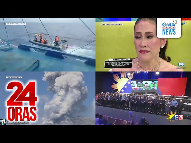 ⁣24 Oras: (Part 3) Mga mangingisdang hinarang at dinikitan ng China sa Sabina Shoal;..., atbp.