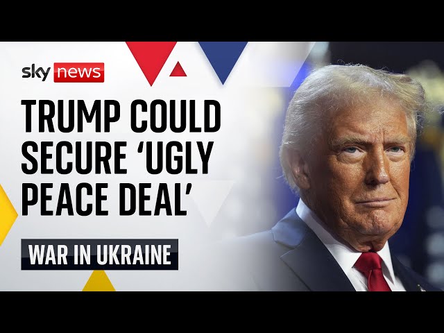 ⁣Trump could secure 'ugly peace deal' for Ukraine - but at what cost?