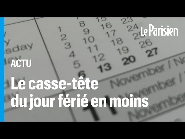 ⁣Pourquoi le gouvernement envisage (encore) de supprimer un jour férié