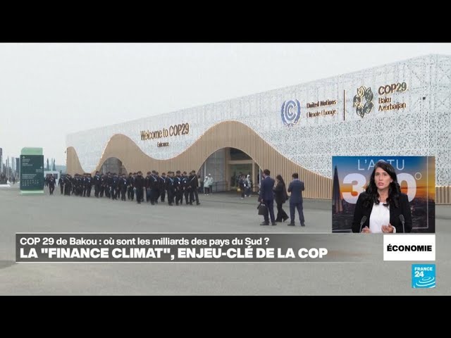 ⁣La finance climat, enjeu-clé des négociations à la COP29 de Bakou • FRANCE 24