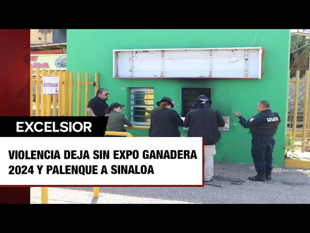 ⁣Violencia deja sin Expo Ganadera 2024 y Palenque a Sinaloa