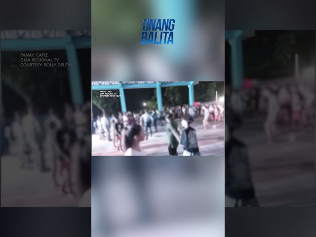 ⁣Magkakaanak, nagrambulan sa sayawan #shorts | Unang Balita