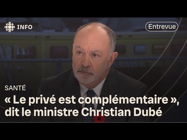 ⁣Santé : le ministre Christian Dubé répond à vos questions