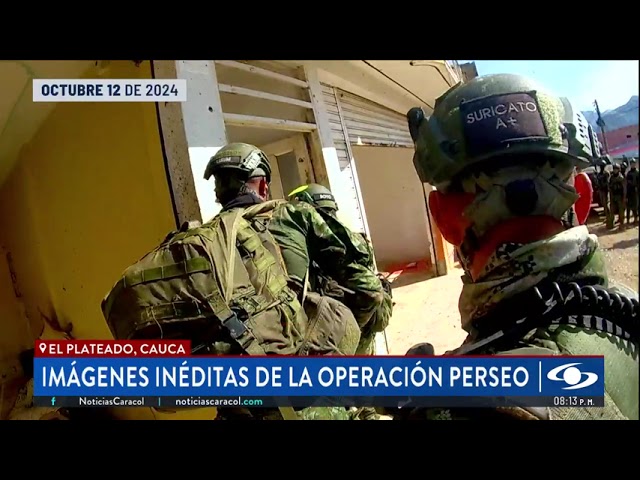 ⁣Exclusivo Noticias Caracol: Las imágenes inéditas de la operación Perseo