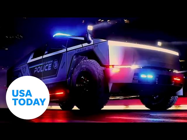 ⁣Tesla Cybertruck modifications upgrade EV to a sci-fi police vehicle | USA TODAY