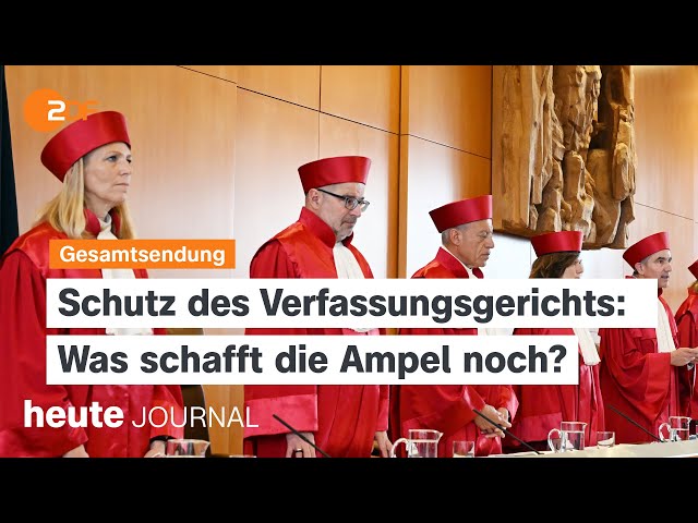 ⁣heute journal vom 11.11.2024 Was schafft die Ampel noch?, Vertrauensfrage, Lage in Aserbaidschan