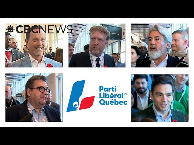 ⁣Quebec Liberal leadership hopefuls participate in party convention