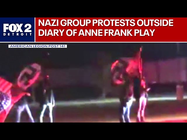 ⁣Howell Nazi demonstration held outside theater production of 'The Diary of Anne Frank'