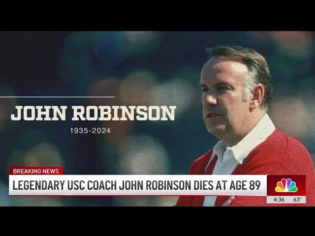 ⁣USC coach John Robinson dies at age 89