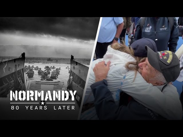 ⁣WWII veterans return to Normandy on D-Day 80th anniversary | Veterans Day Special