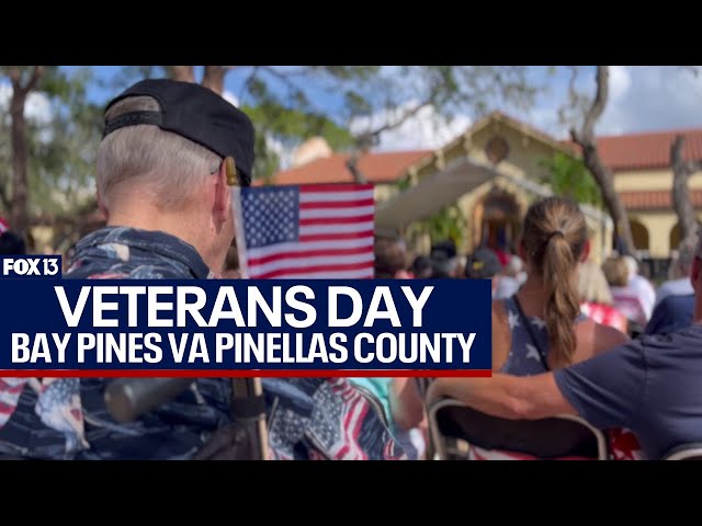 ⁣Bay Pines Cemetery salutes veterans