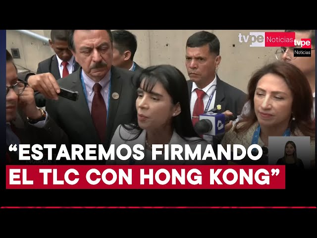 ⁣APEC 2024: Perú y Hong Kong a punto de firmar Tratado de Libre Comercio, afirma Mincetur