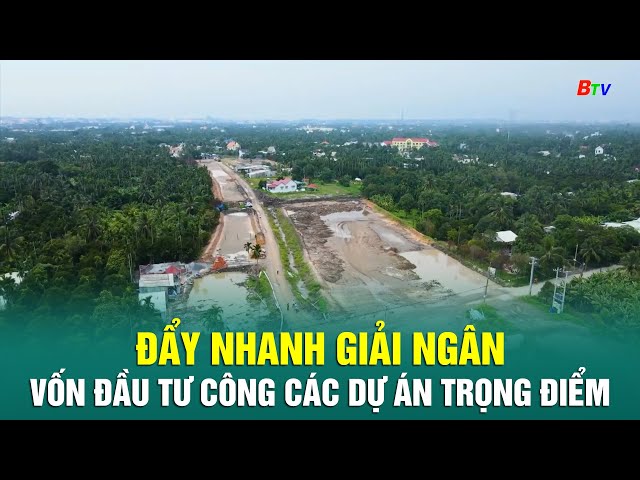 ⁣Đẩy nhanh giải ngân vốn đầu tư công các dự án trọng điểm