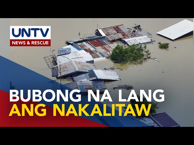 ⁣Cagayan River, malapit nang magkritikal; mga bahay sa Tuguegarao, bubong na lang ang nakalitaw—OCD