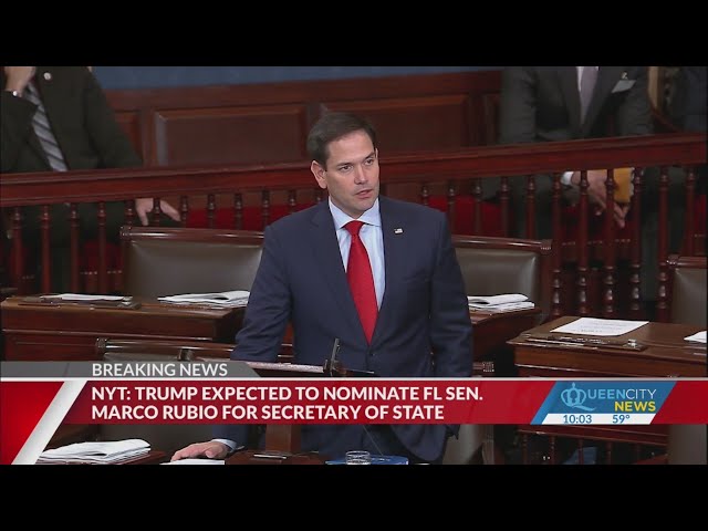 ⁣Trump expected to nominate Marco Rubio for secretary of state: The Hill