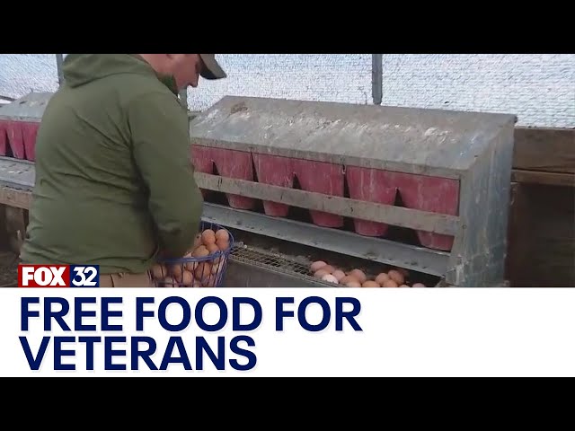 ⁣Illinois farm provides fresh food to veterans for free