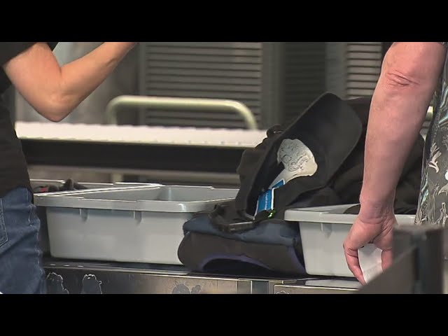 ⁣Overnight closures start up for the Bridge Security checkpoint at Denver International Airport