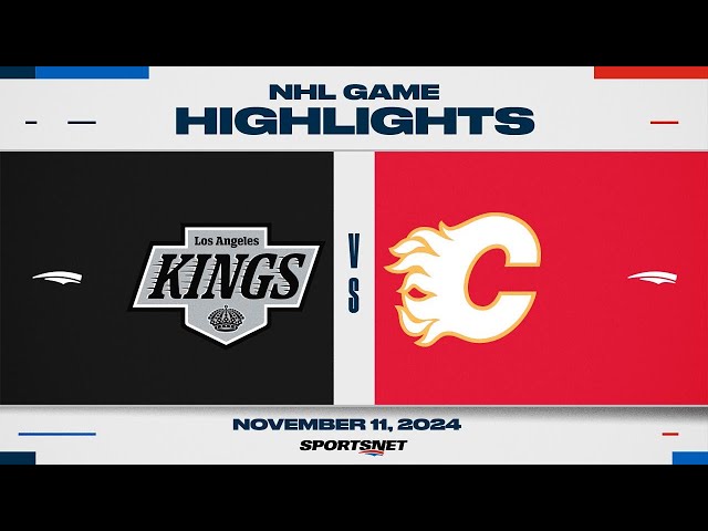 ⁣NHL Highlights | Kings vs. Flames - November 11, 2024