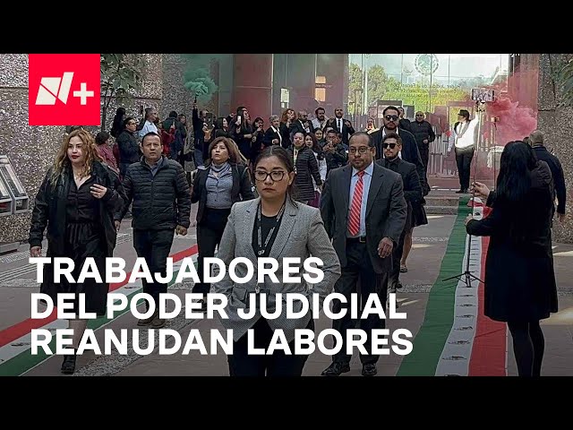 ⁣Trabajadores del Poder Judicial federal reanudan labores - En Punto