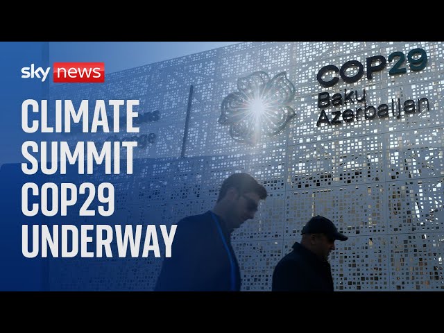 ⁣Watch live: World leaders address the COP29 climate summit in Azerbaijan