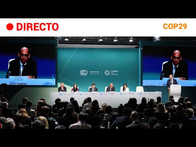 ⁣COP 29 : DISCURSO DE INAUGURACION DE ANTONIO GUTERRES | RTVE Noticias