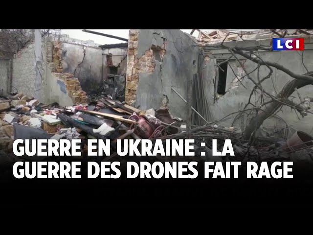 ⁣Guerre en Ukraine : la guerre des drones fait rage｜LCI