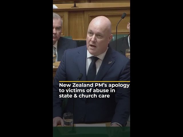 ⁣New Zealand PM apologises to victims of abuse in state and church care | AJ #shorts