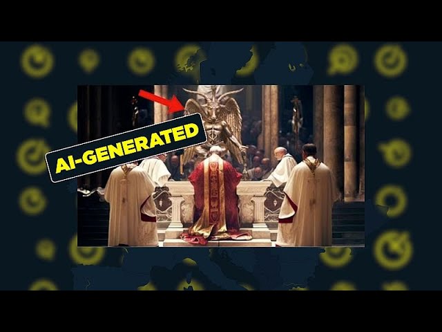 ⁣AI-generated image of Vatican 'devil worship' goes viral