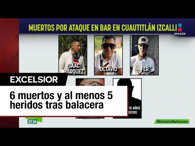 ⁣Balacera en Cuautitlán: atacan el bar Bling Bling y dejan al menos 6 muertos