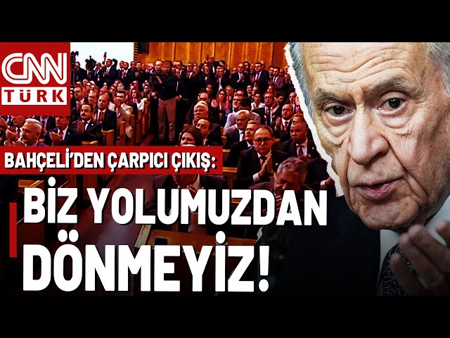 ⁣"Dönen Dönsün, Biz Yolumuzdan Dönmeyiz!" MHP Lideri Bahçeli Parti Grubuna Hitap Etti