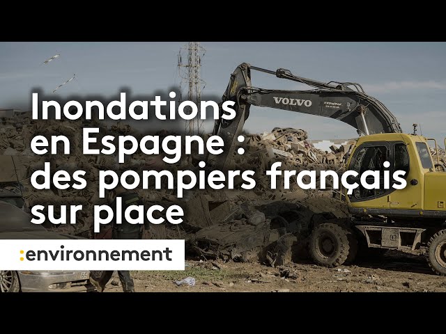 ⁣Inondations en Espagne : des pompiers français en renfort