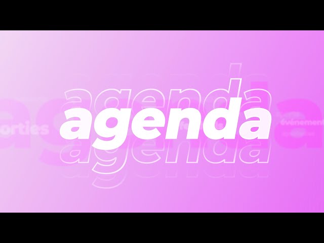 ⁣L'agenda | Mardi 12 novembre 2024