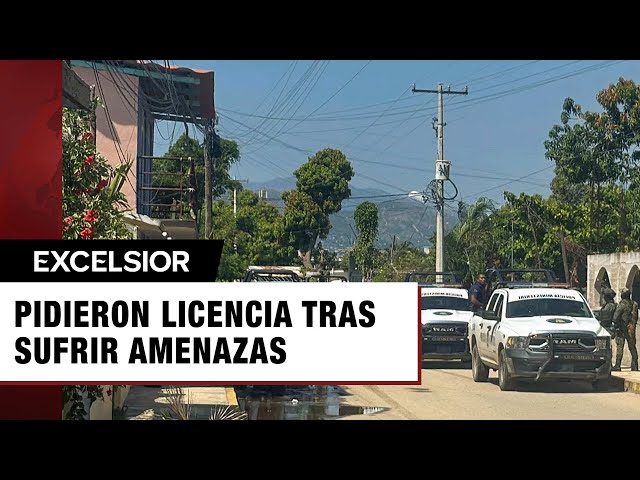 ⁣Alcaldes que solicitaron licencia por violencia en Guerrero regresarán a su cargo, pero con escolta