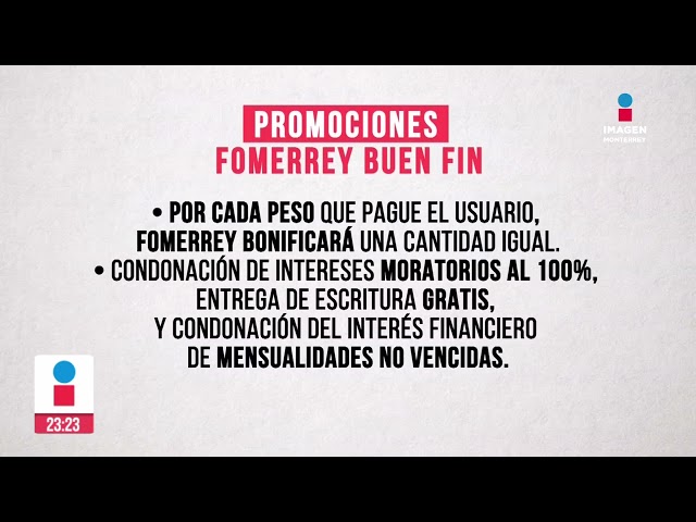 ⁣Descuentos para usuarios de Fomerrey por el buen fin | Noticias MTY con Claudia Ovalle