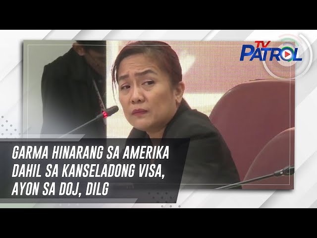 ⁣Garma hinarang sa Amerika dahil sa kanseladong visa, ayon sa DOJ, DILG | TV Patrol