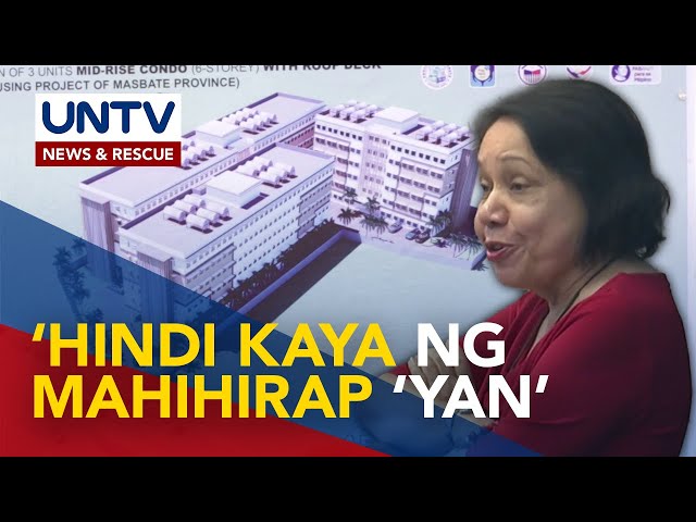 ⁣Planong condo-type housing units para sa mahihirap, naharang sa budget deliberation sa Senado