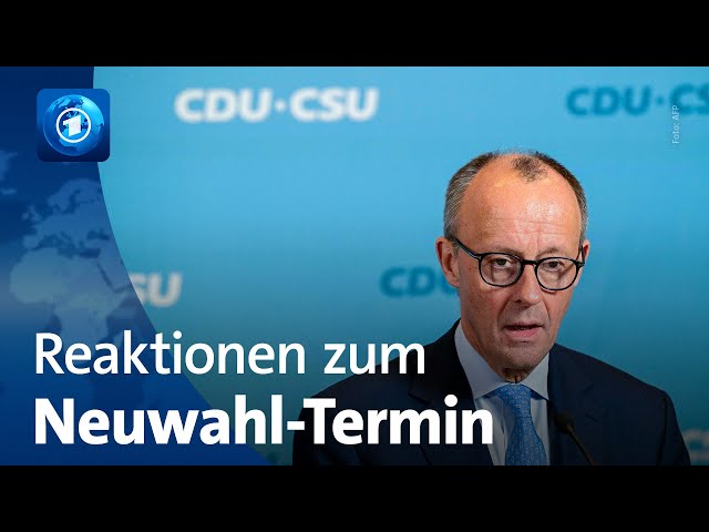 ⁣Merz, Esken und Co. äußern sich zum Termin für Neuwahlen