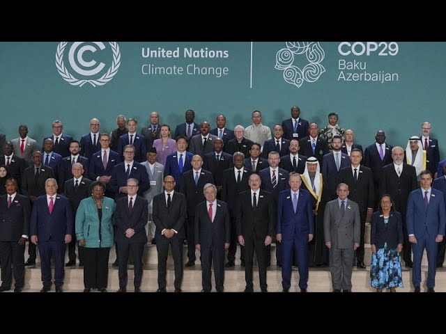 ⁣Les dirigeants mondiaux annoncent leurs ambitions climatiques à la COP29