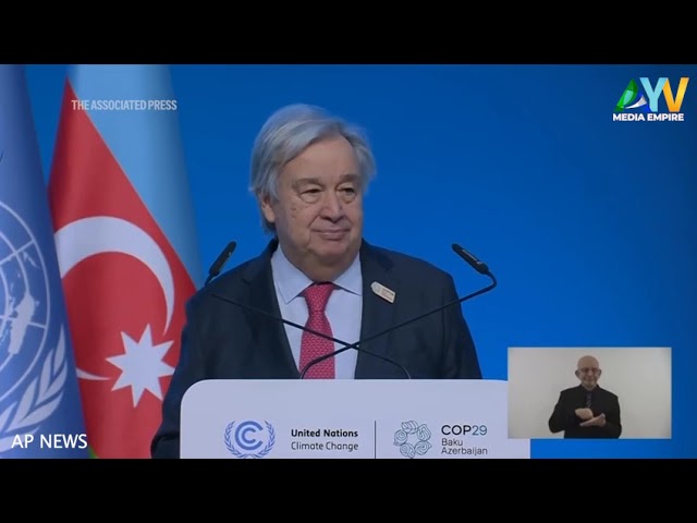 ⁣U.N. Secretary-General Antonio Guterres