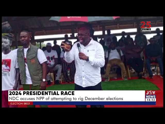 ⁣2024 Presidential Race: NDC accuses NPP of attempting to rig December elections