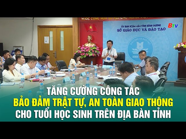 ⁣Tăng cường công tác bảo đảm trật tự, an toàn giao thông cho tuổi học sinh trên địa bàn tỉnh