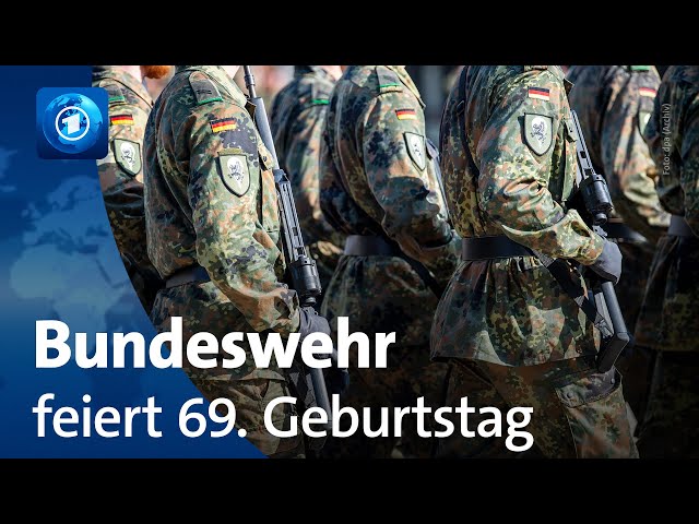 ⁣Feierliches Gelöbnis beim 69. Geburtstag der Bundeswehr