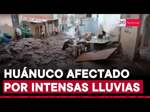 ⁣Intensas lluvias en Huánuco: cerca de 300 familias de Amarilis afectadas por huaicos