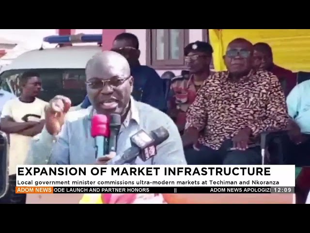 ⁣Local government minister commissions ultra-modern markerts at Tekyiman and Nkoranza (12-11-24)