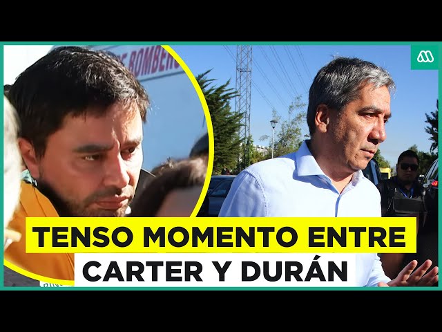 ⁣Tenso momento entre alcalde Carter y delegado Durán en Toma en La Florida