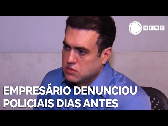 ⁣Empresário executado em aeroporto denunciou policiais poucos dias antes